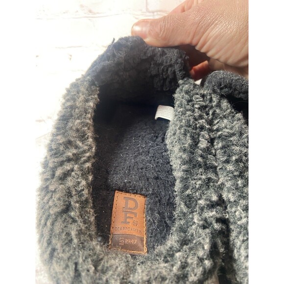 Dearfoams Men’s Clog Slippers Large 11–12 Dark Gray Memory Foam Indoor Outdoor - Picture 13 of 16